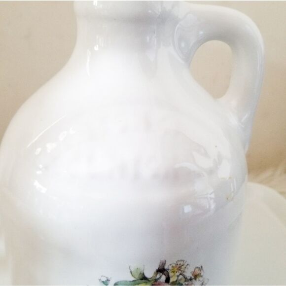 Fruit jug with peaches and strawberries - Picture 3 of 8